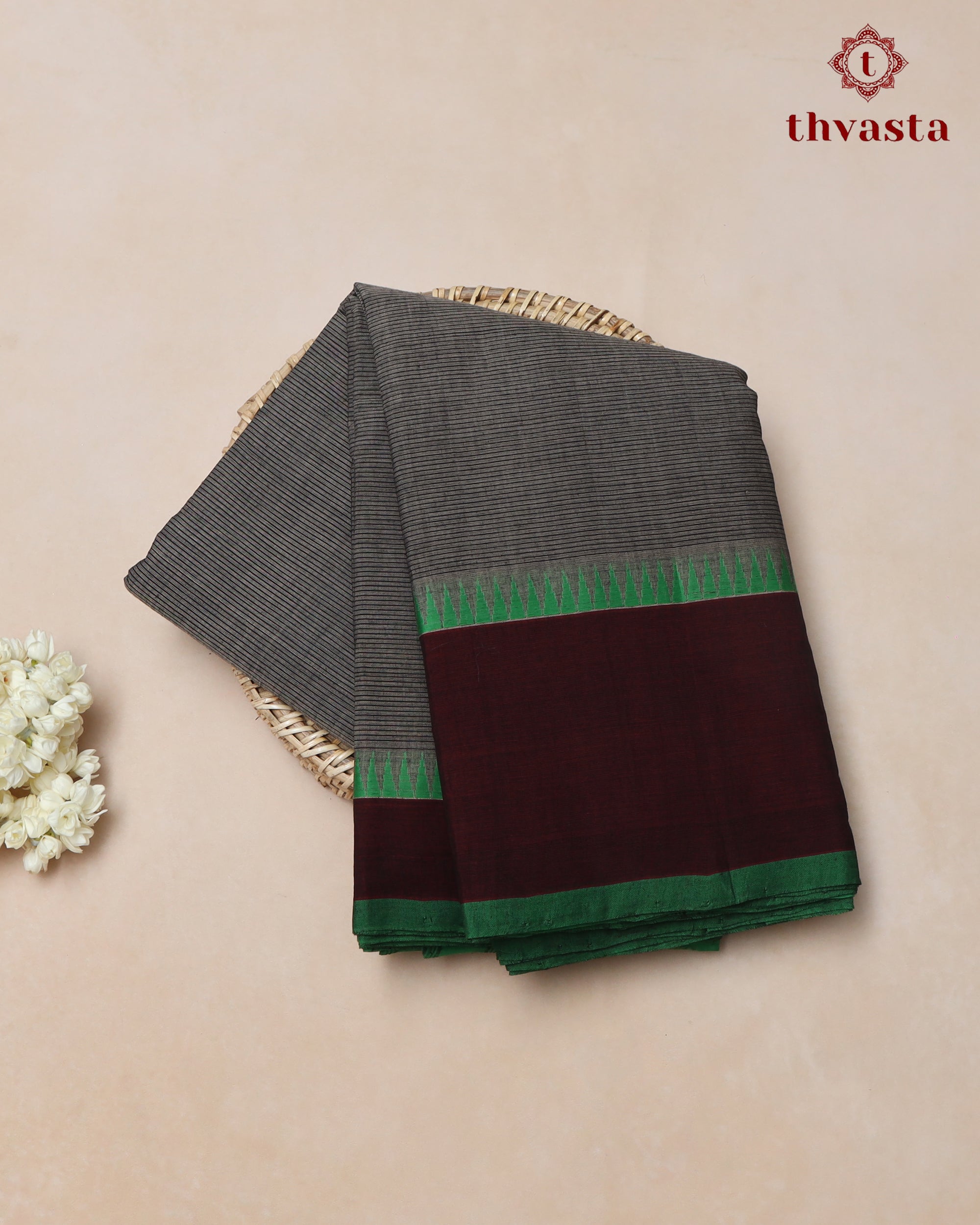 Mangalagiri Cotton – Gopuram Edit – Grey