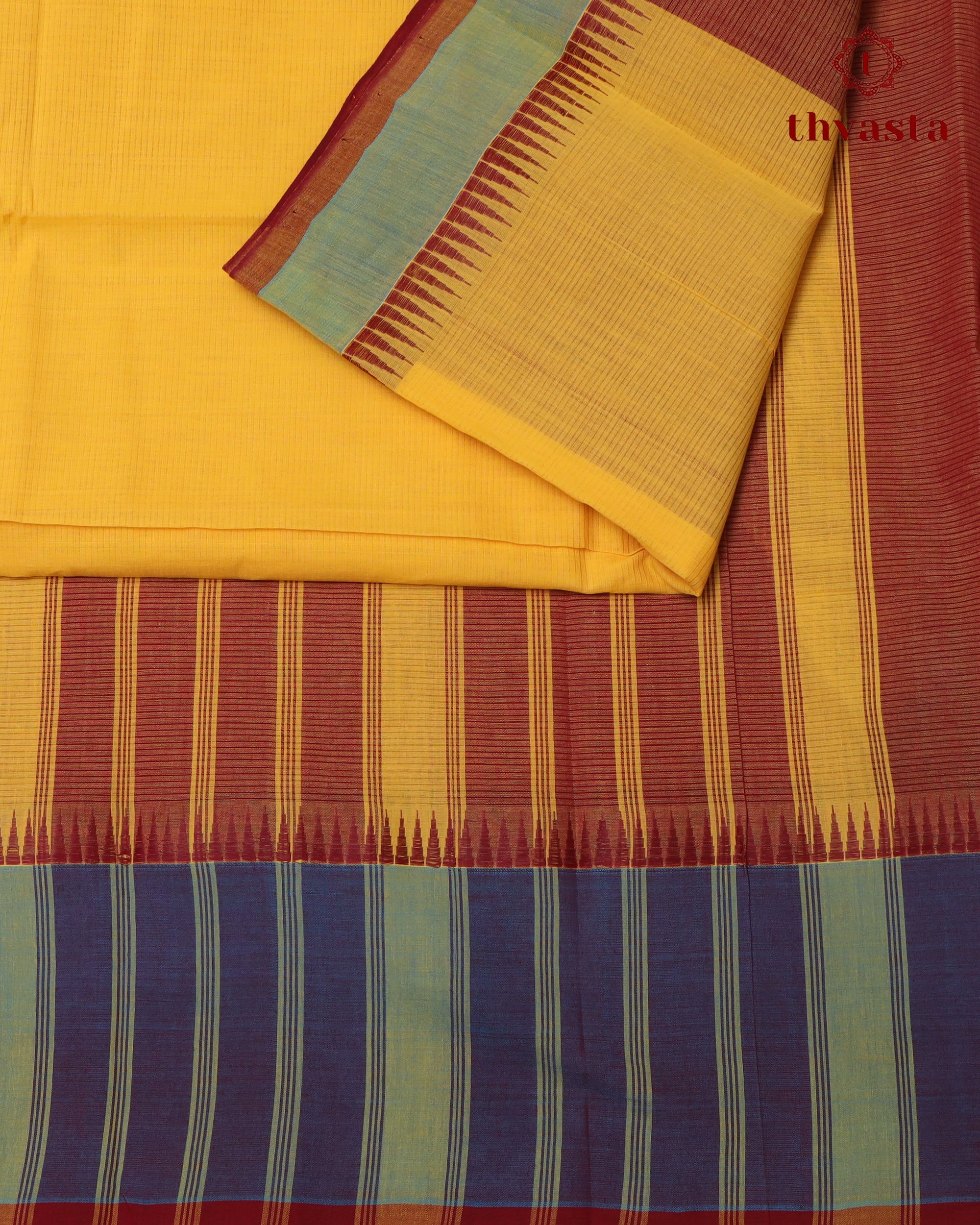 Mangalagiri Cotton – Gopuram Edit – Yellow