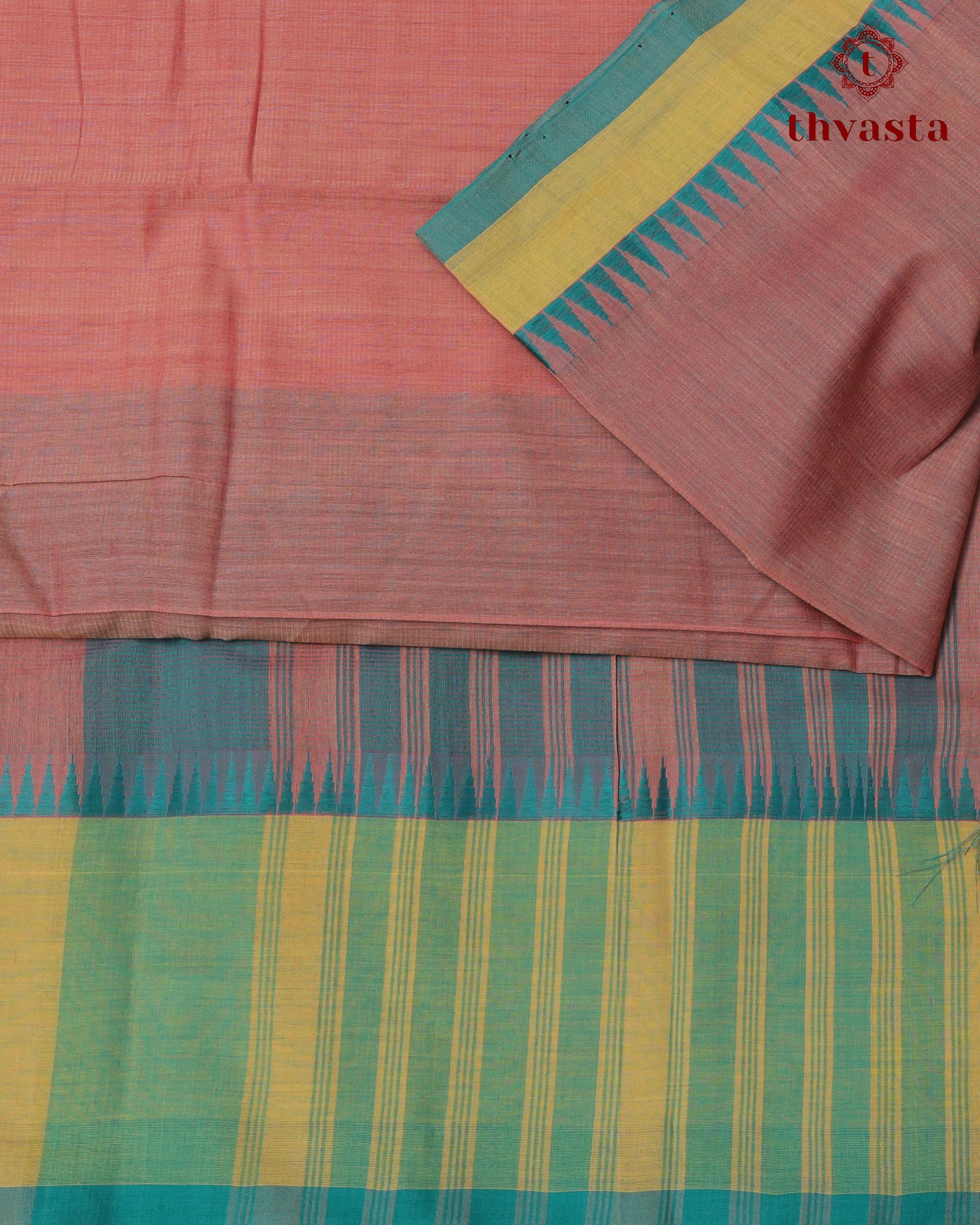 Mangalagiri Cotton – Gopuram Edit – Rust