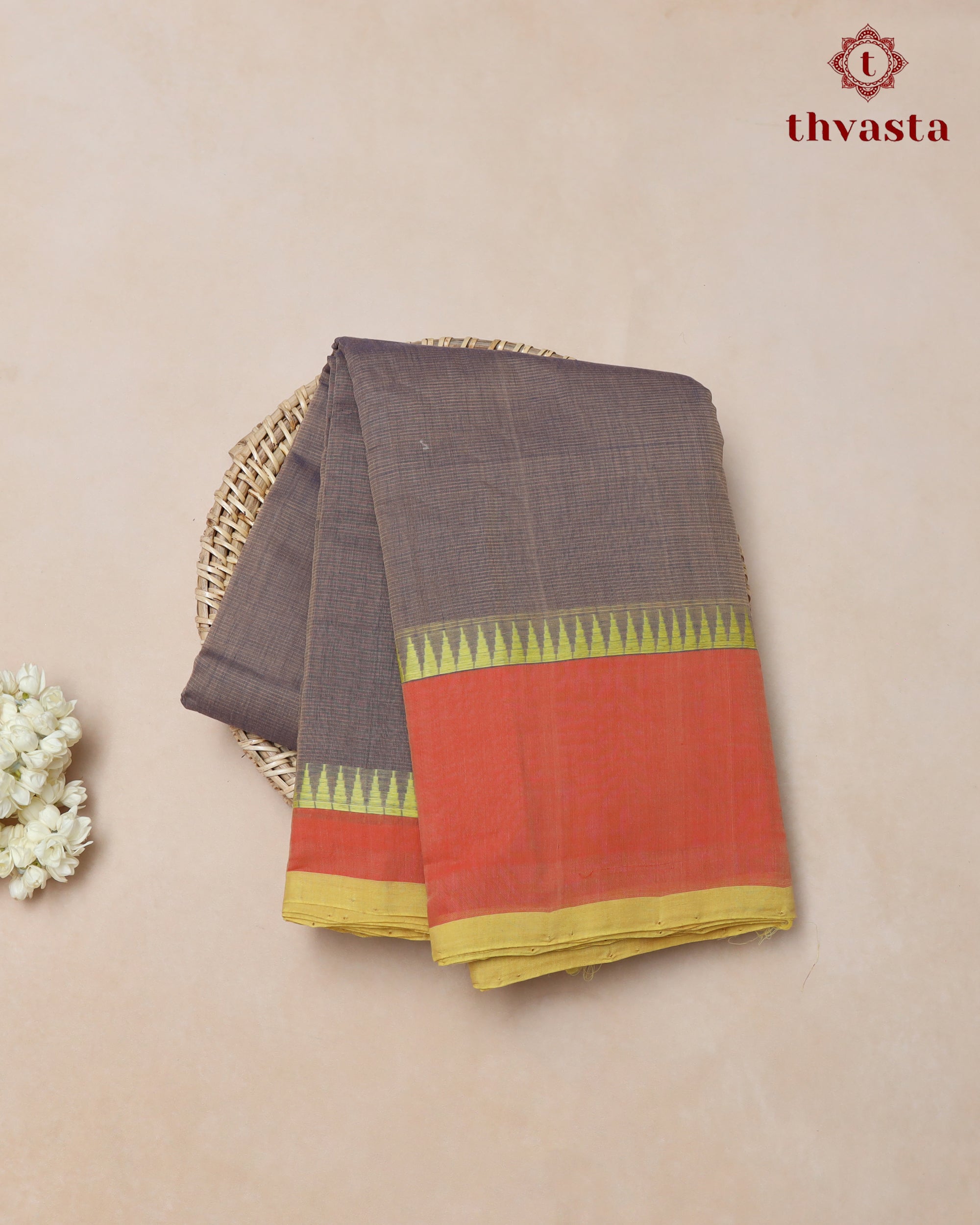 Mangalagiri Cotton – Gopuram Edit – Brown
