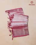 Mangalagiri Silk Cotton – Striped – Light Pink