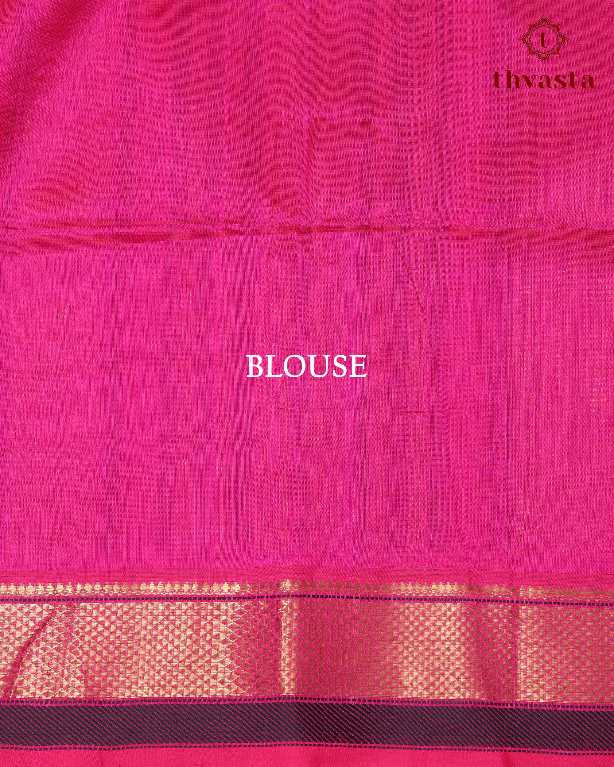 Silk cotton - Yellow and Hot pink (Veldhari)