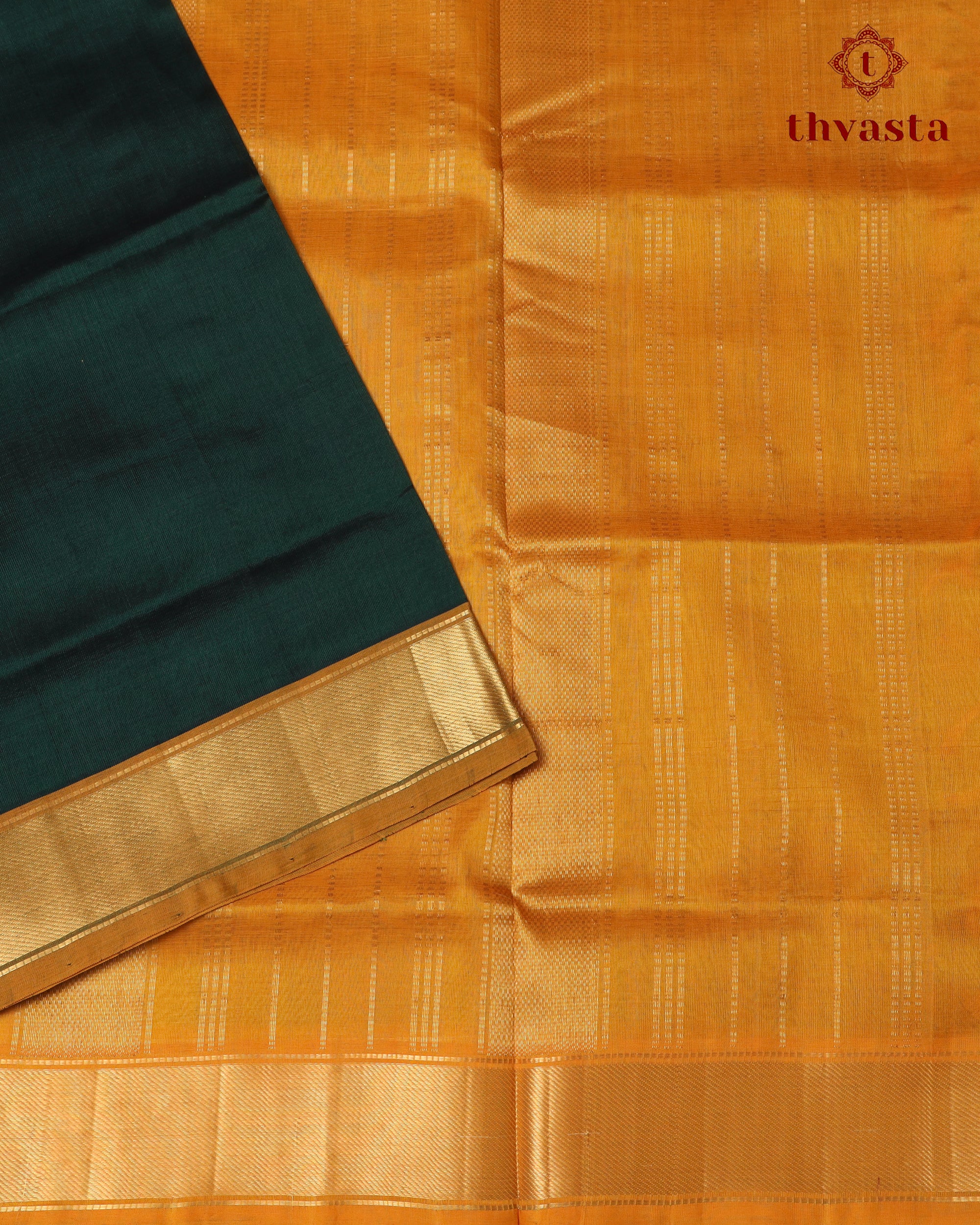 Silk cotton - Bottle Green