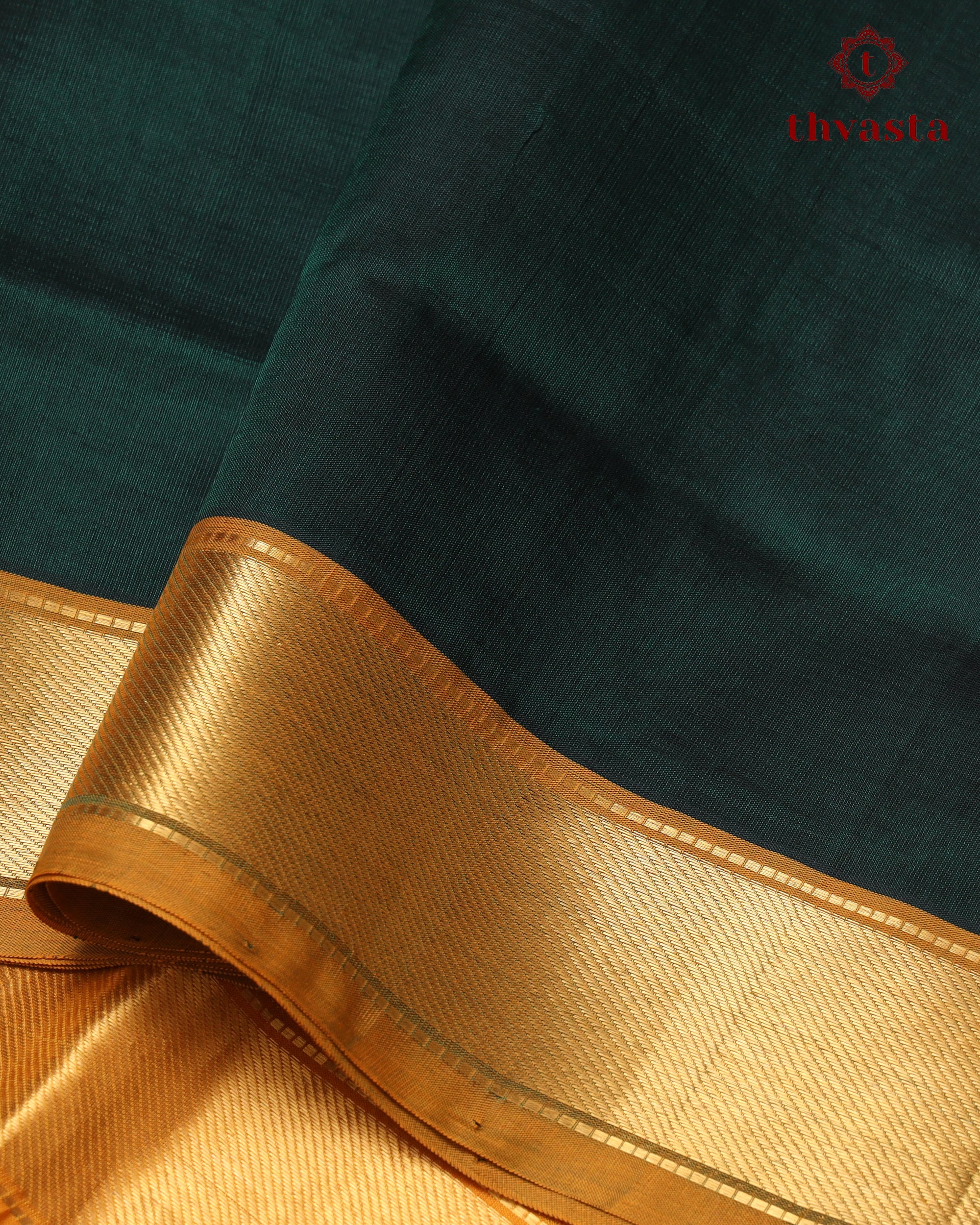 Silk cotton - Bottle Green
