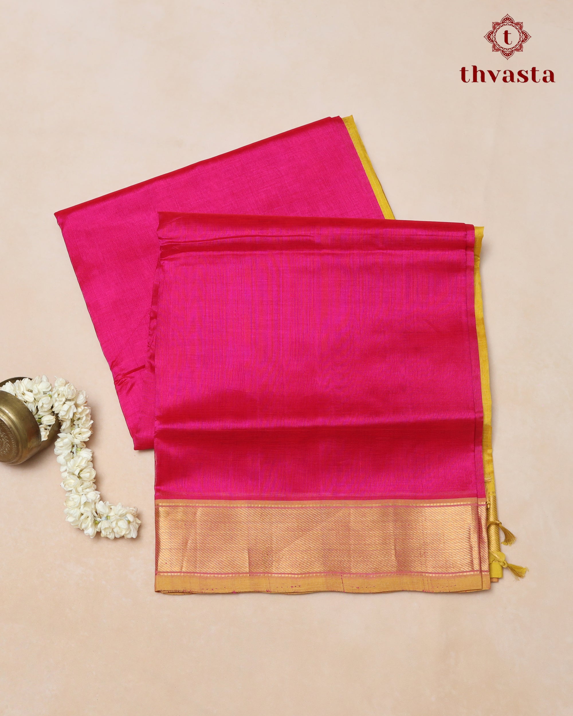 Silk cotton - Hot pink