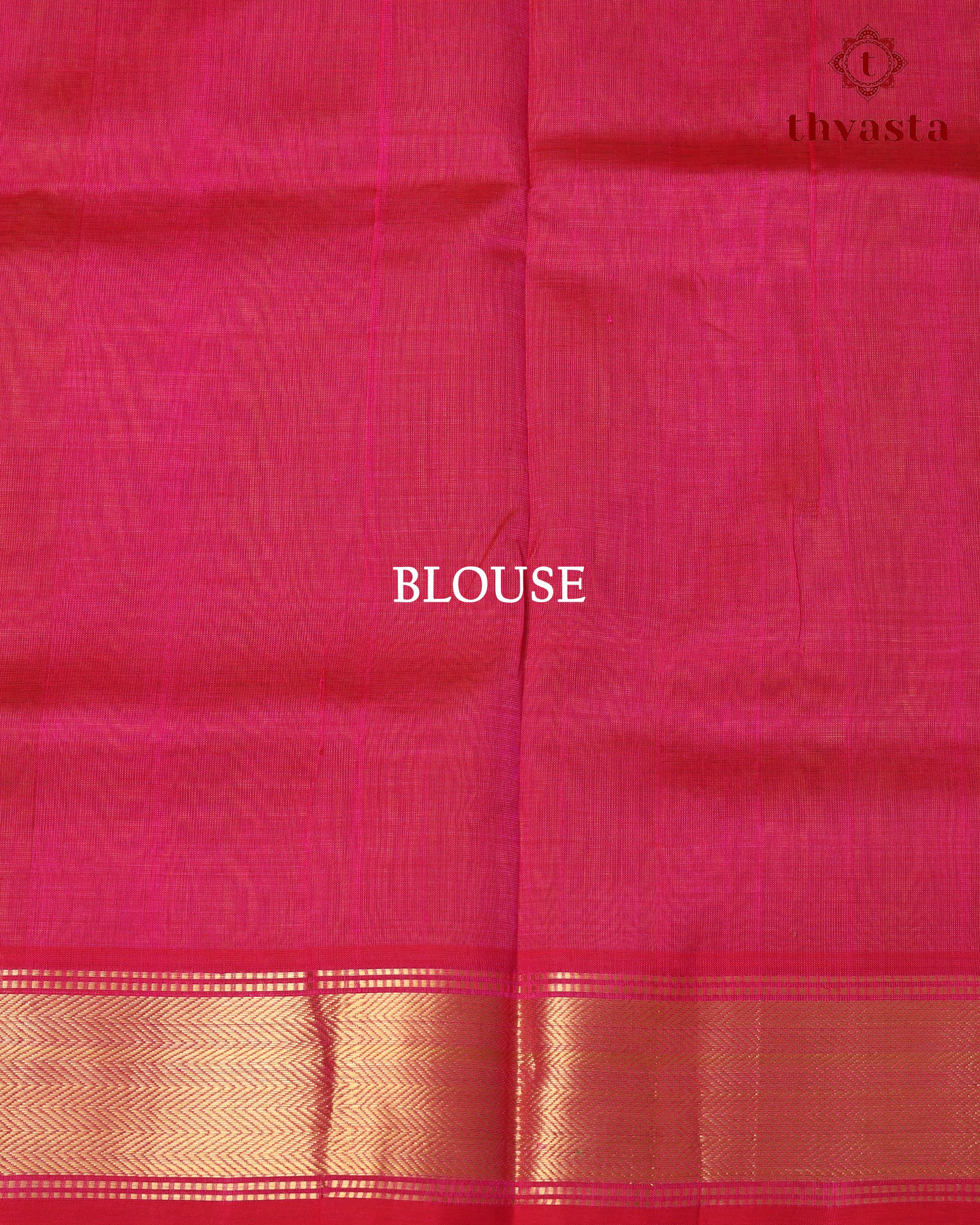 Silk cotton - Green and Pink
