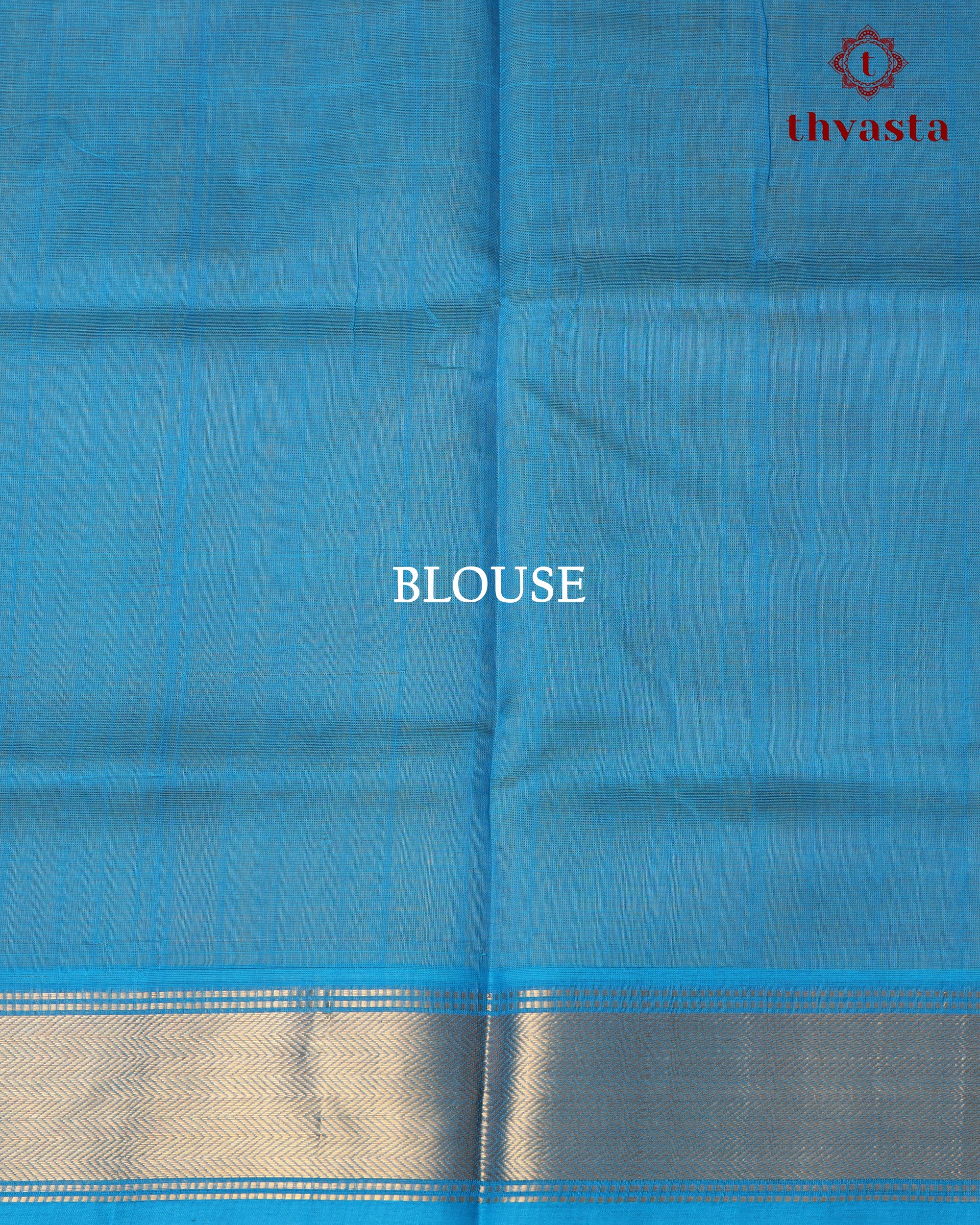 Silk cotton - Yellow and Blue