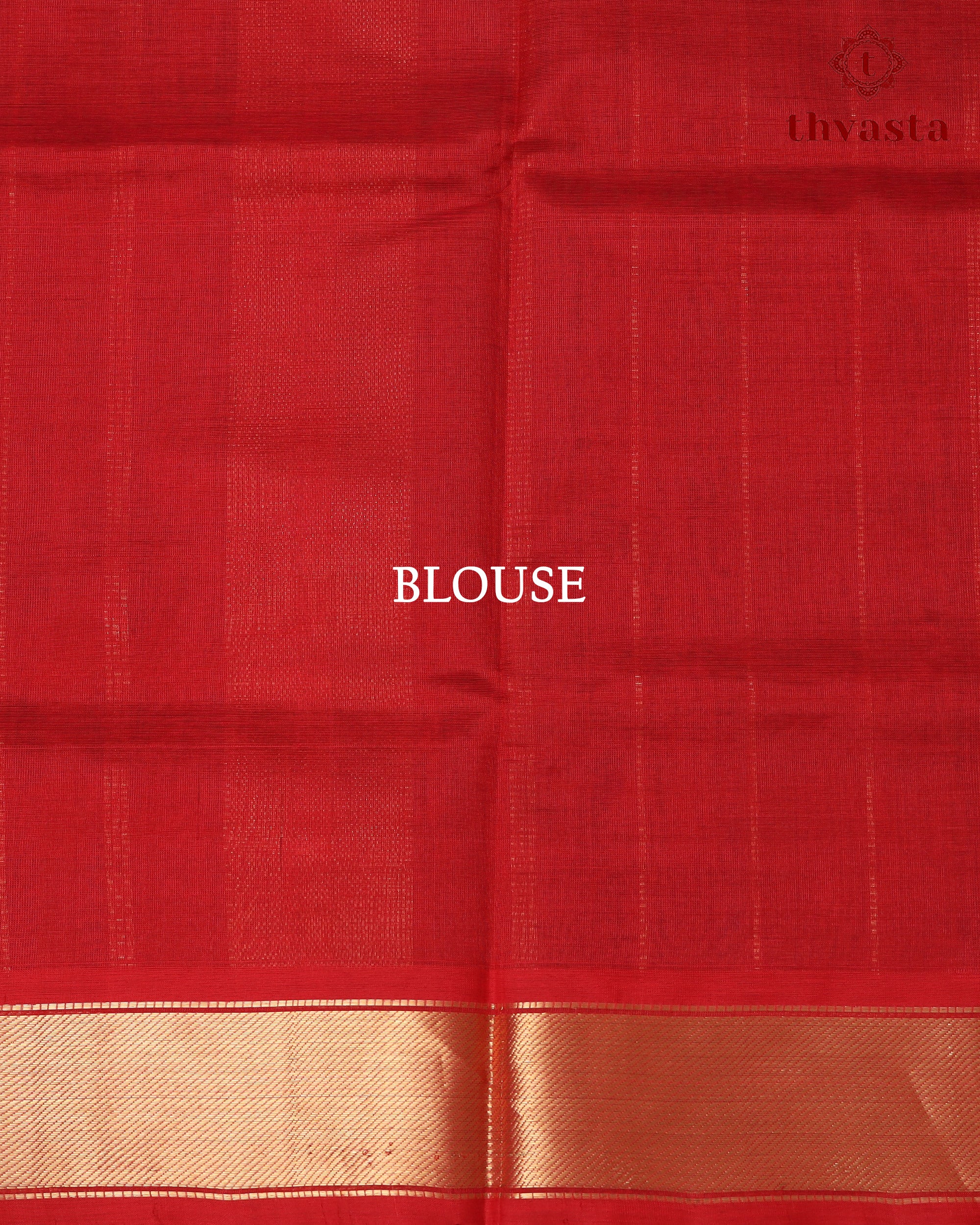 Silk cotton - Royal Blue and Red