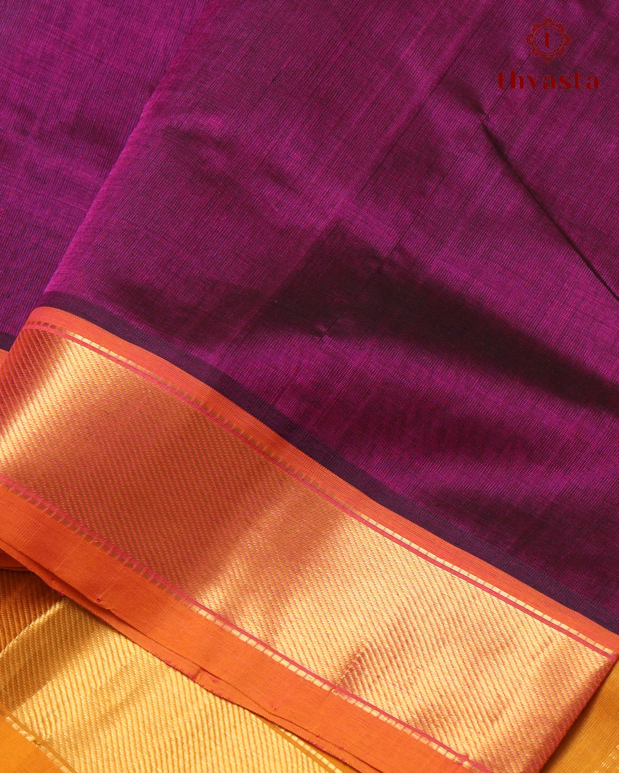 Silk cotton - Burgundy and Mustard