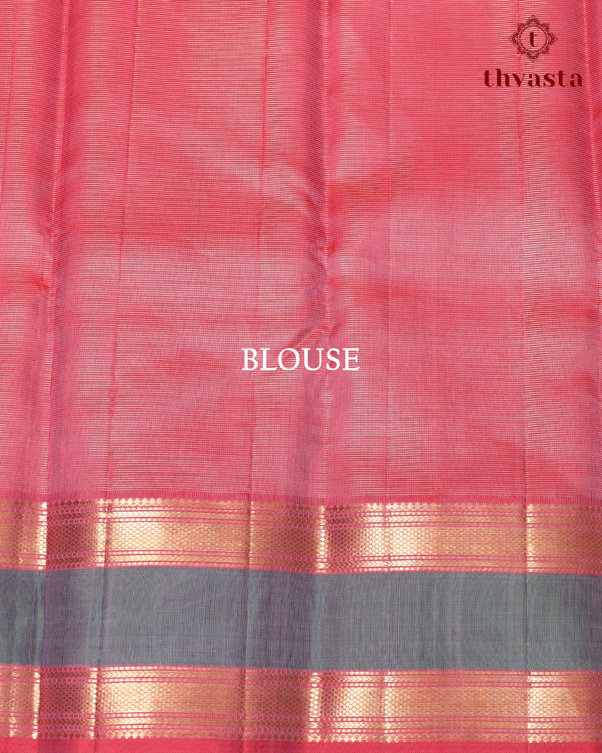 Pure Kanjivaram Silk – Pink Vairaoosi