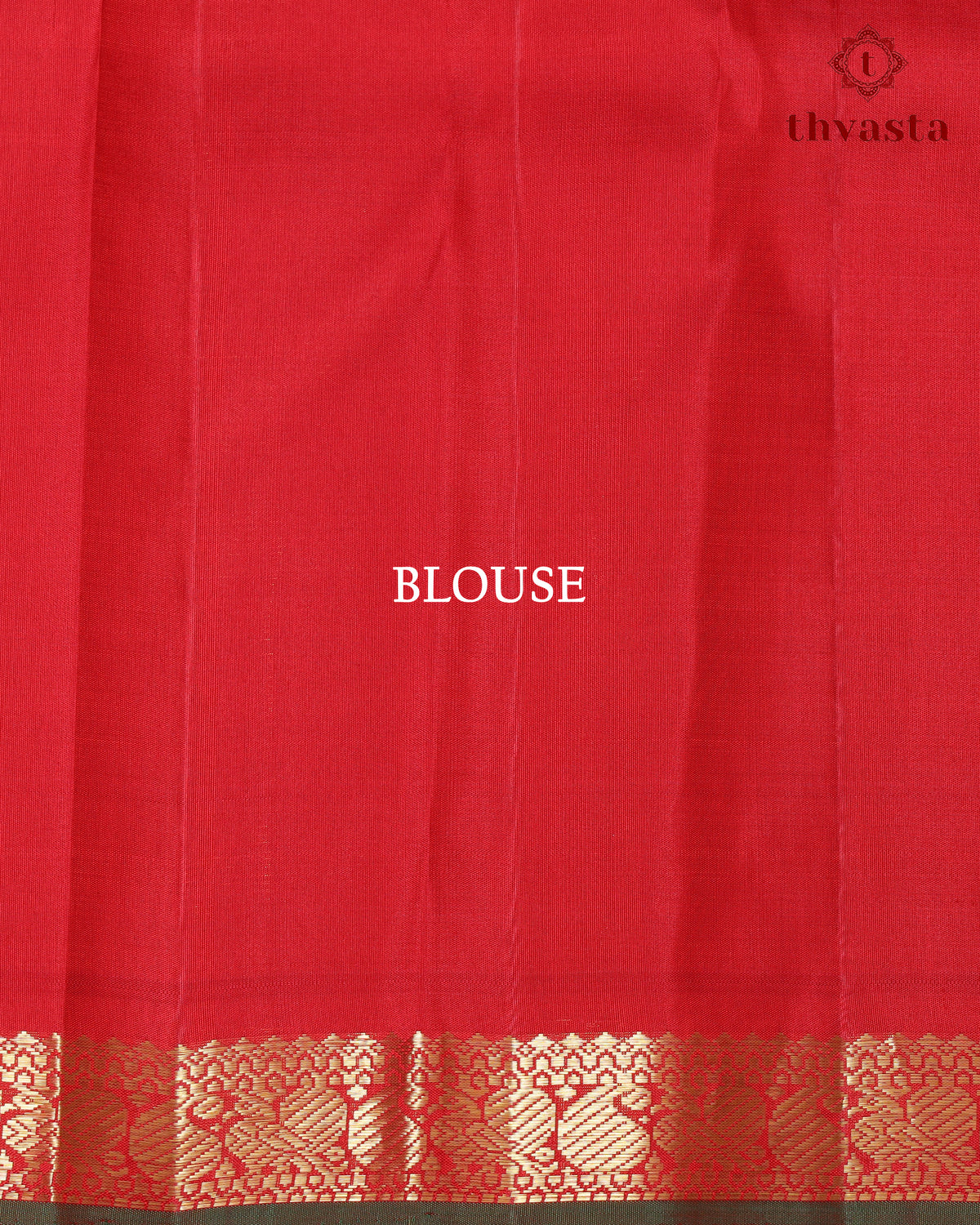 Pure Kanjivaram Silk – Vintage Rust Orange -01
