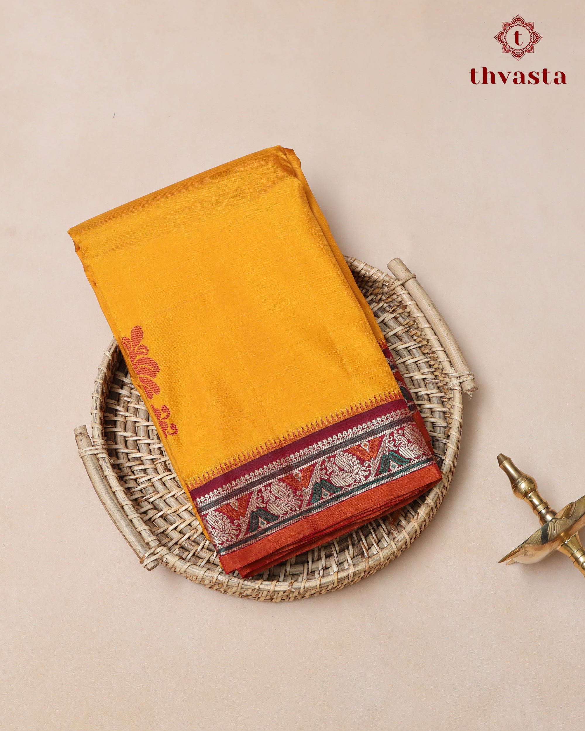Pure Kanjivaram Silk - Yellow Pattupet