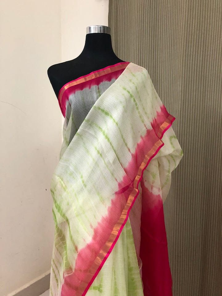 Pure Kota Silk - white